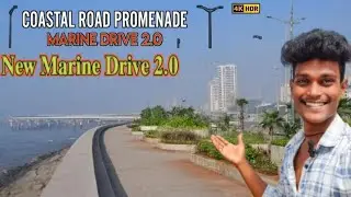Mumbai Coastal Road Promenade 2025 😍 | Marine Drive 2.0 | Worli Sea Face Walkway | Mumbai