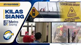 Kilas Siang - JPO di Bekasi Mulai Diperbaiki, Aksi Heroik Damkar Lebak, Sinterklas Hibur Pasien RS