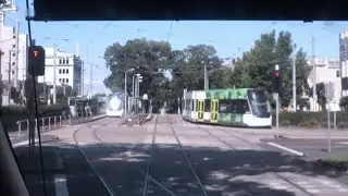 Driver's View Tram 11 St Vincent's Plaza to West Preston