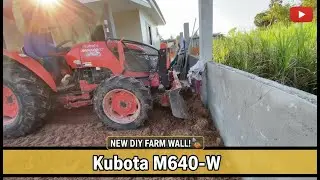 Tractor Digging Right Next to the Wall 😱 One Wrong Move!