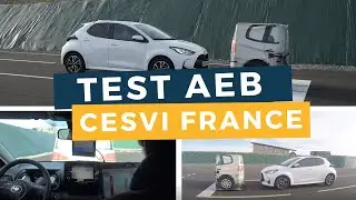 TEST AEB sur le TOYOTA YARIS - Cesvi France