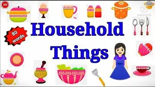 Household Things Name In English | Household Items In kitchen| Utensils Name | Vocabulary |