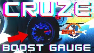 Boost gauge short version Cruze install Astra install