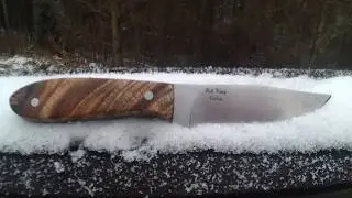 Finishing a Small Fixed Blade Knife That Will Fit in the Pocket