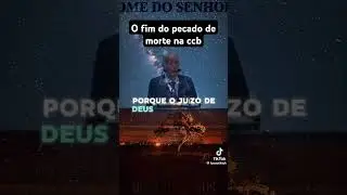 o fim do pecado de morte na ccbmorte na ccb , agora o josaga agra passa mal