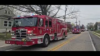 Runnemede Fire Department Parade Seen On Easter Sunday In Runnemede, New Jersey