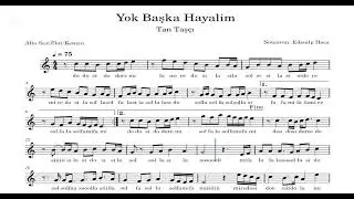 Yok Başka Hayalim - Tan Taşçı - Alto Sax/Flüt/Keman