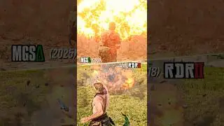 Explosion Realism Showdown &ndash; MGS Delta vs RDR2
