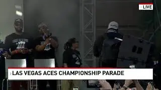 WATCH LIVE: Las Vegas Aces host championship parade on The Strip