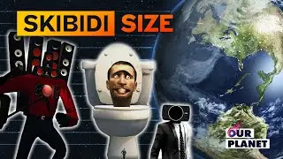 🚽 NEW Skibidi Toilet ( episodes 1-50 ) Size Comparison 🚽 google maps and google earth 🌏