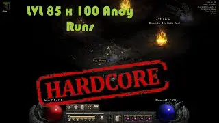 HardCore Sorceress LVL85 100 Andariel Runs [1-70] Live Stream 14.11.2023. #d2r #diablo2resurrected