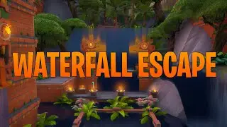 WATERFALL ESCAPE V2 (Fortnite Creative Map + Code)
