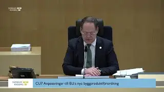 Beslut Anpassningar till EUs nya byggproduktf&ouml;rordning 28 januari 2026