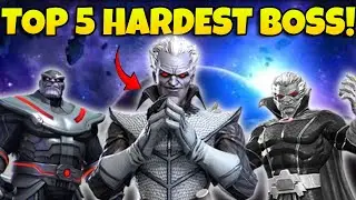 Top 5 Hardest Bosses in MCOC 2025 | Marvel Contest of Champions Boss Ranking 🔥