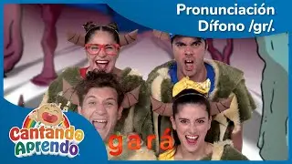 Pronunciación para niños | Dífono /gr/ | El Ogro Gris y Grande - Cantando Aprendo