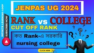 JENPAS UG 2024 || CUT OFF RANK || RANK vs COLLEGE || 
