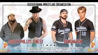 DawgNation vs. South Philly's Finest - Susquehanna Wrestling Organization (04/21/23)