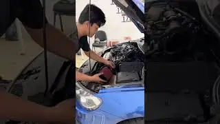 Vw scirocco custom open filter #volskwagen #performance