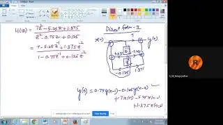 Direct form I and II realization of IIR filter
