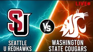 Washington State Cougars Vs Seattle U Redhawks Live | NCAA Women's Basketball  | SCOREBOARD