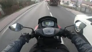 N-max 2021 Motorcycle City driving in traffic jams