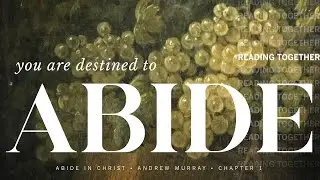 How To Abide In Christ!