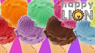 Learn Ice Cream Flavors and Colors for Kids