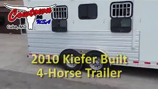 2010 Kiefer Built 4-Horse Trailer