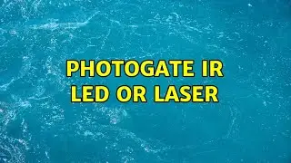 Photogate IR LED or laser (2 Solutions!!)