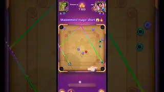 Carrom pool legendary trick shot | Carrom pool indirect shot 🔥 #carrompool #shorts #short #ytshorts