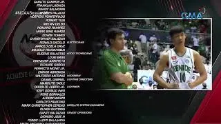 NCAA Season 98 Men's Basketball Finals Game 3 Credits