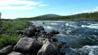 Stromschnelle auf Kaitum&auml;lven.MOV