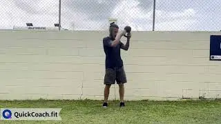 Kettlebell Figure 8 Uppercuts | Exercise Demo | Coaching Software | QuickCoach