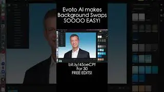 Changing headshot backgrounds is SOOOOO EASY With EVOTO AI! #photography #headshots #ai