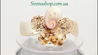 Sirenashop.com.ua: Бижутерия (Заколка Алиса) с кристаллами Swarovski