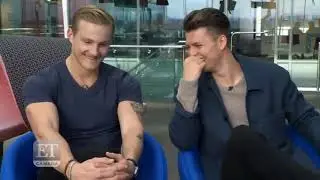 Alex H&oslash;gh Andersen e Alexander Ludwig respondendo perguntas dos f&atilde;s Legendado