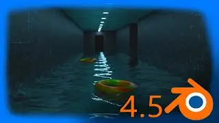 (#190) Blender Tutorial: How to make a Spooky Corridor. Cycles.