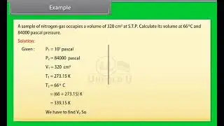 Ch 5 - States of Matter | Example based on S T P
