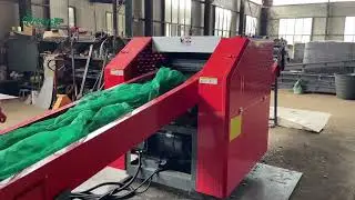 Fish Net & Safety Net Shredder - Nylon Materials Shredding Machine