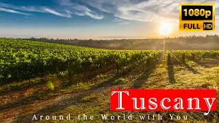 Tuscany Cinematic Scenic Relaxation Film with Ambient Music | Best Places to Visit Tuscany