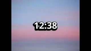 1 Hour Timer with Beeps - No Music