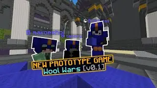 NEW Hypixel Prototype Game - Wool Wars w/ DotLess, Makoeshoi & Tamory
