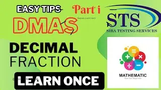 How to solve DMAS/Decimal Fraction//STS Constable jobs syllabus//knowledge society