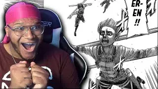 ATTACK ON TITAN MANGA CH. 134 REACTION/REVIEW! | BOSS BATTLE!