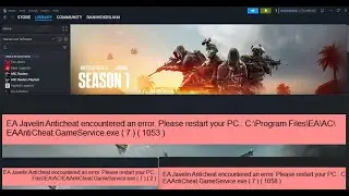 Исправление ошибок Battlefield REDSEC EA Anticheat / EA Anticheat обнаружил ошибку (все коды ошибок)