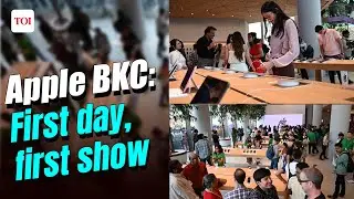 Band, baaja, BKC opening for Apple's FIRST store in Mumbai