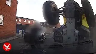 Quad bike suspect rams police in dramatic escape attempt