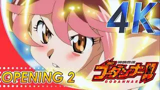 Shinkon Gattai Godannar!! Opening 2 | Creditless | 4K 60FPS Remastered