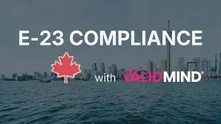 OSFI E-23 Document Compliance Check in ValidMind