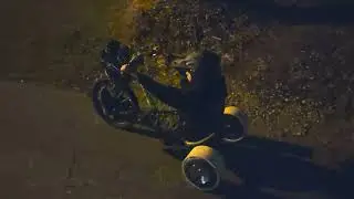 Razor DXT drift bike with razor E90 scooter motor